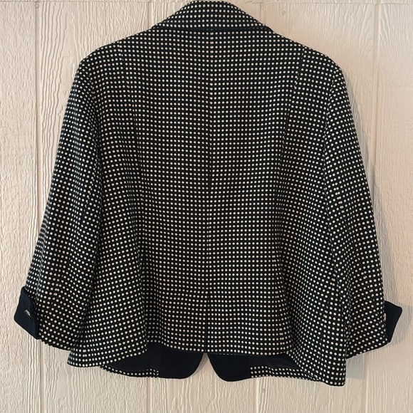 Talbots polka dot cropped blazer - Picture 6 of 7